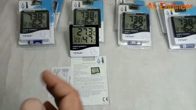 Unboxing & Review of Temperature, Clock & Humidity Meter HTC-1 смотреть онлайн