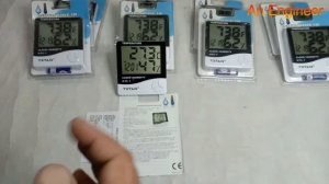 Unboxing & Review of Temperature, Clock & Humidity Meter HTC-1