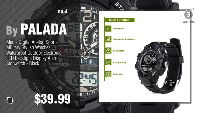 Palada Sport Watch For Men // New & Popular 2017 смотреть онлайн