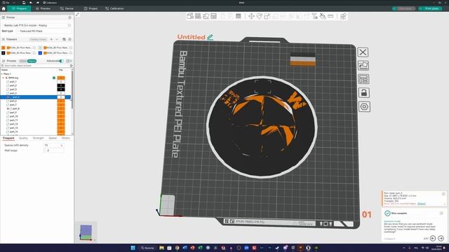 Stwórz kolorowy wyduk bez modelowania CAD dla Bambu AMS|Orca Slicer| смотреть онлайн