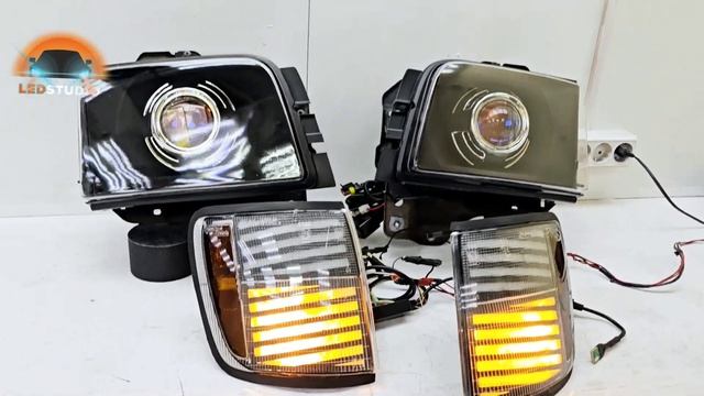 Opel Monterey модернизация света фар. Апгрейд подфарников. смотреть онлайн