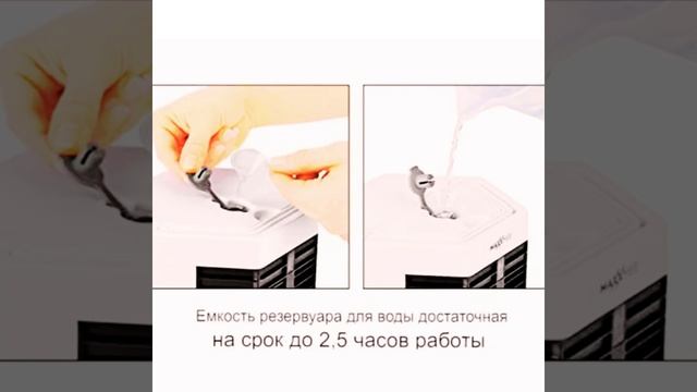 Мини кондиционер охладитель воздуха/USB бесшумный настольный вентилятор для охлаждения с ночником смотреть онлайн
