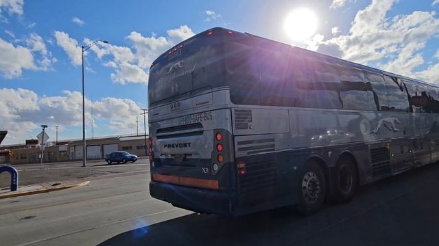 Greyhound 2019 Prevost 3X-45 bus#86863 in El Paso TX 12/23/23 смотреть онлайн
