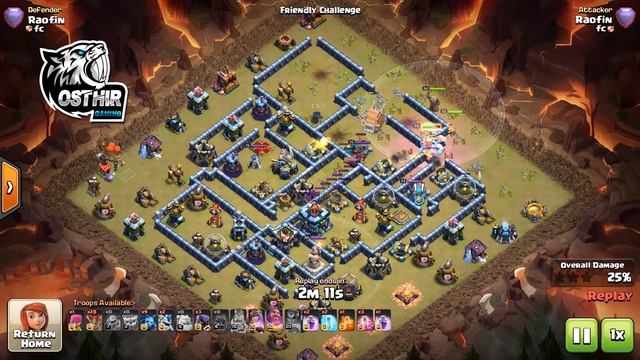 7x Bowlers + 2x Ice Lava + Log Launcher | New TH13 LogLaLo Attack Strategy | Clash of Clans смотреть онлайн