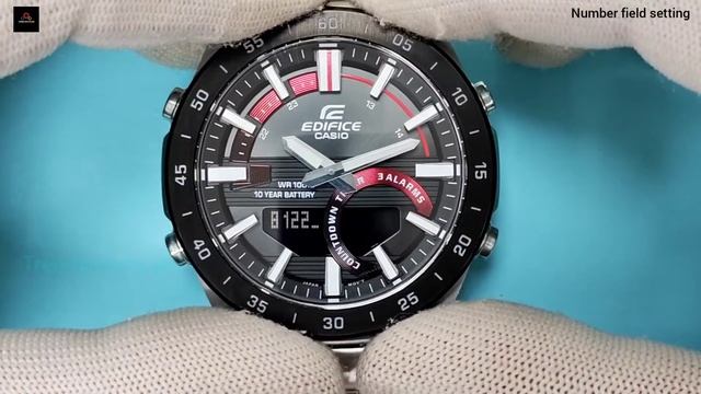 How To Use Telememo On Casio Edifice ERA-120DB. TrendWatchLab.