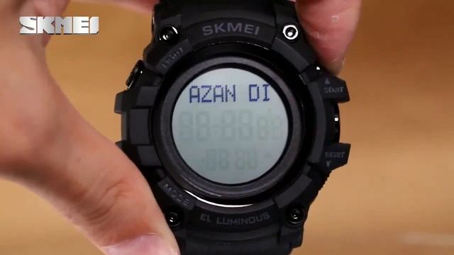 SKMEI 1680 Qibla Watch Review  Best For Muslim Prayer Sport  Watch Waterproof Watches