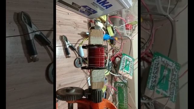 how to rewind ferrite core transformer, for fish stunner, D718 transisters смотреть онлайн