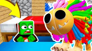 ПРЯЧУСЬ ПОД КРОВАТЬЮ ОТ ЯРНАБИ Poppy Playtime Chapter 4 ВСТРЕТИЛ ЯРНАБИ В МАЙНКРАФТ