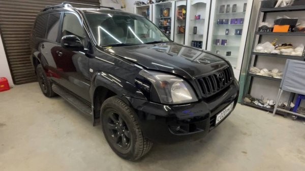 Toyota Land Cruiser Prado 120 - установка biled модулей