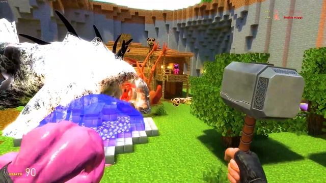Save Huggy Wuggy from SCARY MONSTERS In Big Minecraft House in Garry's Mod! смотреть онлайн