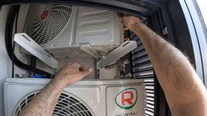 монтаж наружного блока кондиционера на балконе ! предвижу много хейта )))  да начнется.....)