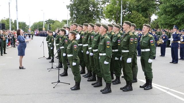 Тверь. На выпуске ВА ВКО им. Жукова и ТвСВУ