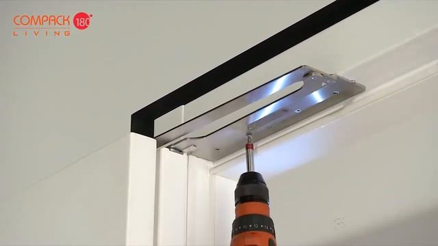 Как установить дверь книжку с системой Ergon Compack Living 90° 180° смотреть онлайн