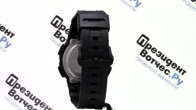 Часы Casio Illuminator W-735H-1A3 - Круговой обзор от PresidentWatches.Ru смотреть онлайн
