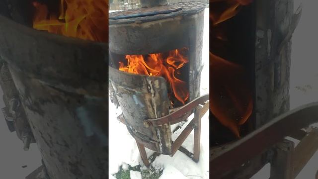 Печь походная полевая. смотреть онлайн