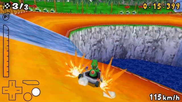[MKDS] Yoshi Falls - Italian Record - 0:46:538 смотреть онлайн