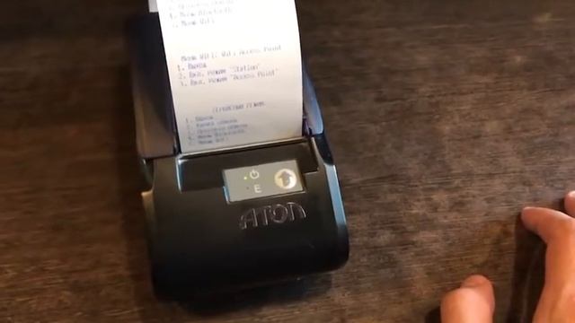 Онлайн касса Атол 30 с WI-FI подключение к планшету смотреть онлайн