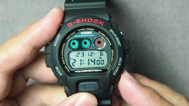 Casio G-Shock DW-6900 Basic Setting: Time, Date, Time Format - Simple Settings Tutorial смотреть онлайн
