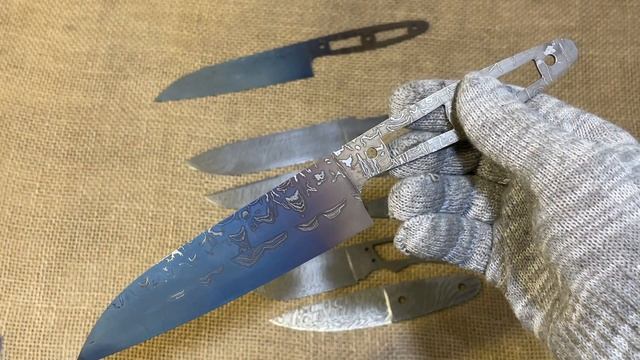 Клинки дамасские дамаск и ламинат с никелем смотреть онлайн