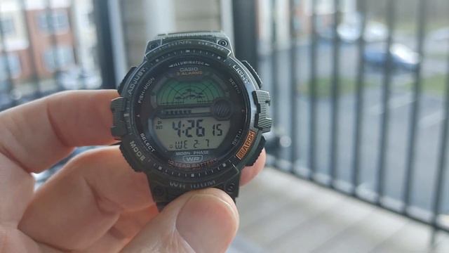 fishing timer WS 1200 h fantastic Casio watch смотреть онлайн