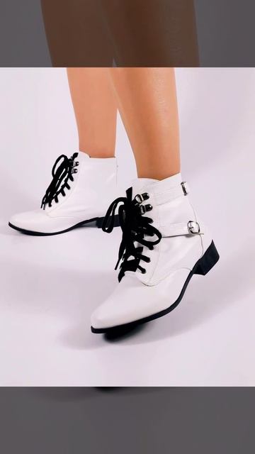 Bota Cano Curto Feminina Branca смотреть онлайн