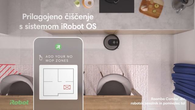 Robotski sesalnik iRobot® Roomba® Combo™ i8+ смотреть онлайн