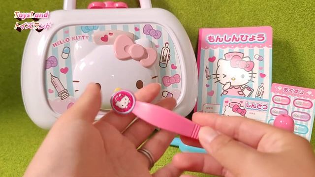 ピンクでキュートなキティちゃんと楽しむ！ワクワクのナースセットのおもちゃでかわいく変身！10分動画/ ASMR смотреть онлайн