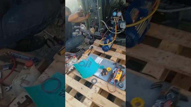 reparación e instalación compresor semi hermético. смотреть онлайн