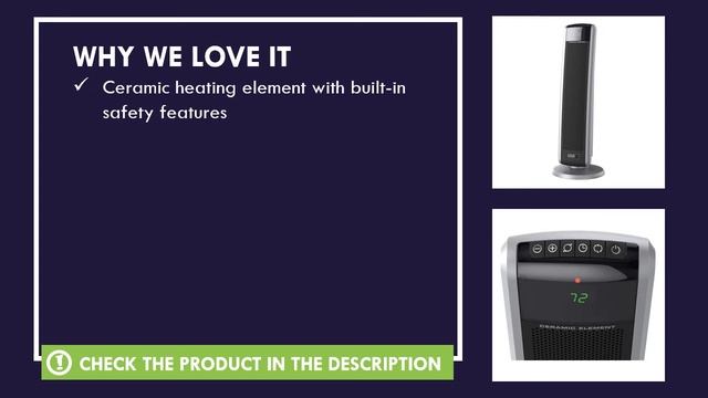 Lasko 5586 Digital Ceramic Tower Heater Review - Best Electric Space Heater for Home Use смотреть онлайн