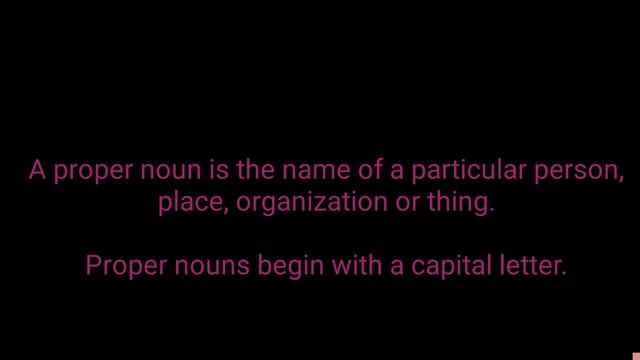 ENGLISH GRAMMAR EXERCISE PART 1 / PROPER NOUNS смотреть онлайн