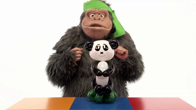 Ninja Gorilla Animal Balloon Art #1 | Ninja Pop | ZooMoo смотреть онлайн