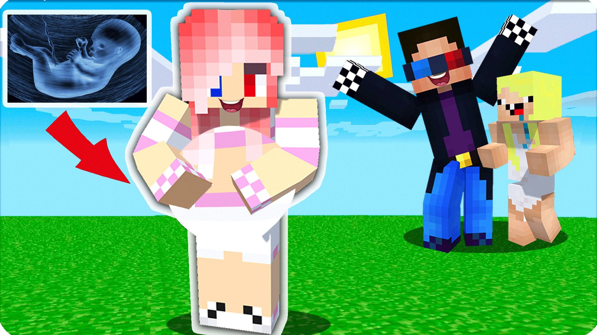 😳 ЛЕСКА БЕРЕМЕННА В МАЙНКРАФТ! НУБИК ШЕДИ MINECRAFT смотреть онлайн