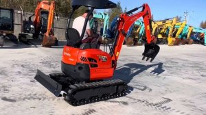 Обзор мини-экскаватора KUBOTA U-15