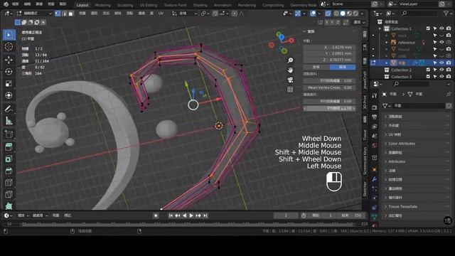 Blender 3D Jewelry Design Tutorial 168 Time-lapse：F clef #Blender 3.2 смотреть онлайн