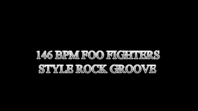 146 BPM FOO FIGHTERS STYLE ROCK DRUM GROOVE - BACKING TRACK - HD QUALITY AUDIO смотреть онлайн
