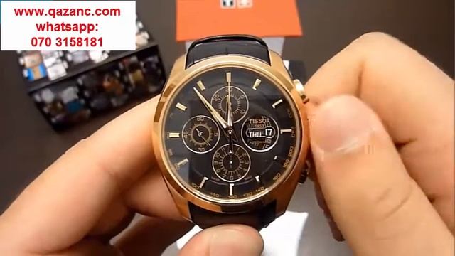 TISSOT T035.614.36.051.00 Gızılı Rəng Endirimdə olan Hədiyyəlik Kişi Qol Saatı. смотреть онлайн