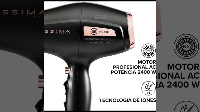 BELLISSIMA IMETEC MY PRO P3 3400, Secador de pelo con motor profesional AC, 2400W, Tecnología de io смотреть онлайн