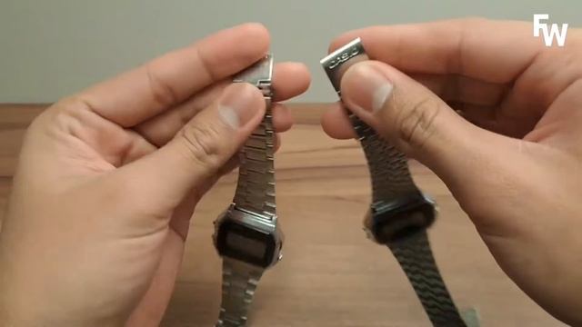 Casio A158W vs Casio A159W (comparison video) смотреть онлайн