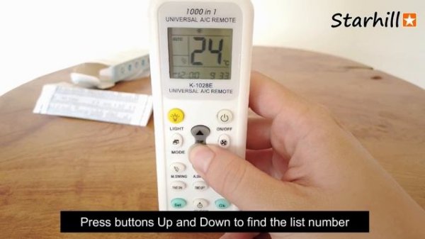 How To Set Universal Aircond Remote Control K-1028E / Cara Setting Universal Remond Aircond