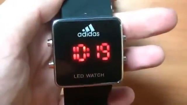 LED часы Adidas смотреть онлайн