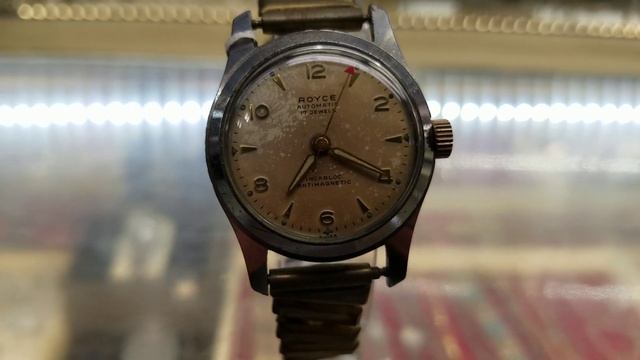 Vintage Royce Automatic Watch, 17 Jewels Incabloc смотреть онлайн