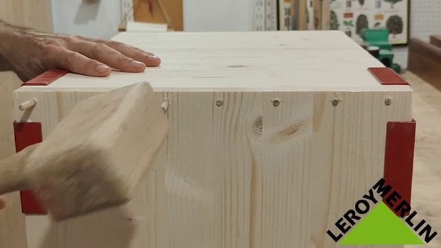 Como organizar la cocina. Mueble de madera para el microondas. смотреть онлайн