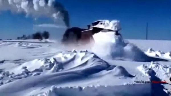 Снегоуборочный поезд