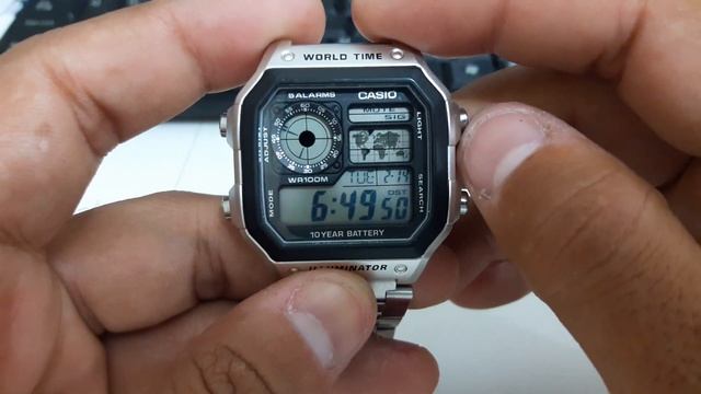 Review do relógio casio AE 1200 WH PT BR смотреть онлайн