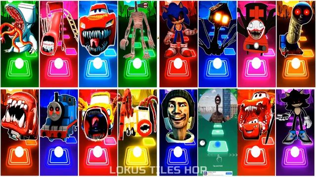 SIRENHEAD 🆚 BUS EATER 🆚 THOMAS EXE 🆚 SKIBIDI TOILET 🆚 HOUSE HEAD 🆚 ODDBODS 🆚 Tiles Hop EDM Rush 🔥 смотреть онлайн
