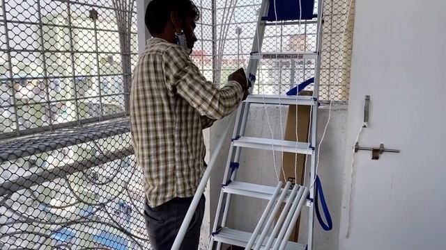 Clothes Drying Pulley System, How to Install ceiling clothes hanger ? Price? Details смотреть онлайн