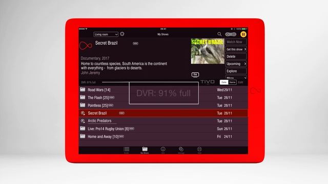 Virgin TV Control App on iOS смотреть онлайн