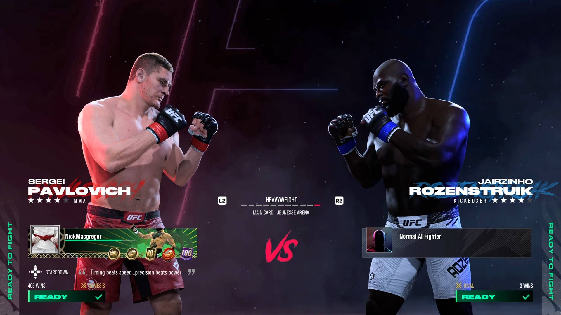 Sergei Pavlovich VS Jairzinho Rozenstruik (EA SPORTS™ UFC®)