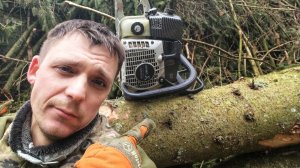 Валка леса 🌲🪓 Обновленной бензопилой ZimAni MS361 PRO