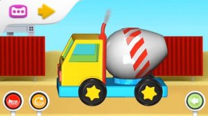 Спецтехника мультики для детей !Бетономешалка для детей